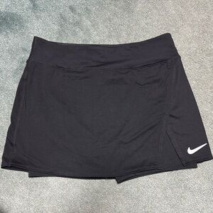 Nike Women's Black Skort with White Logo